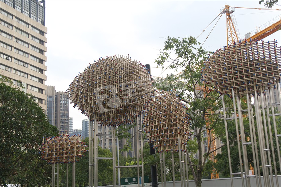 中南集团杭州滨江潮上中南银座雾森雕塑项目