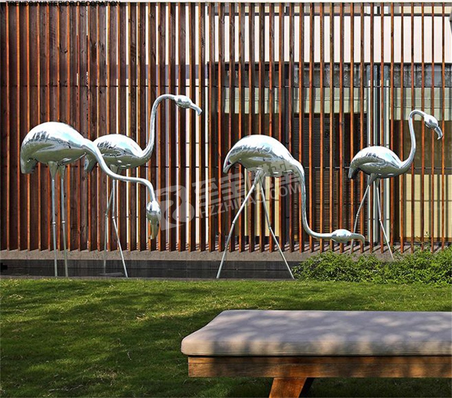 定制不锈钢鸟系列雕塑