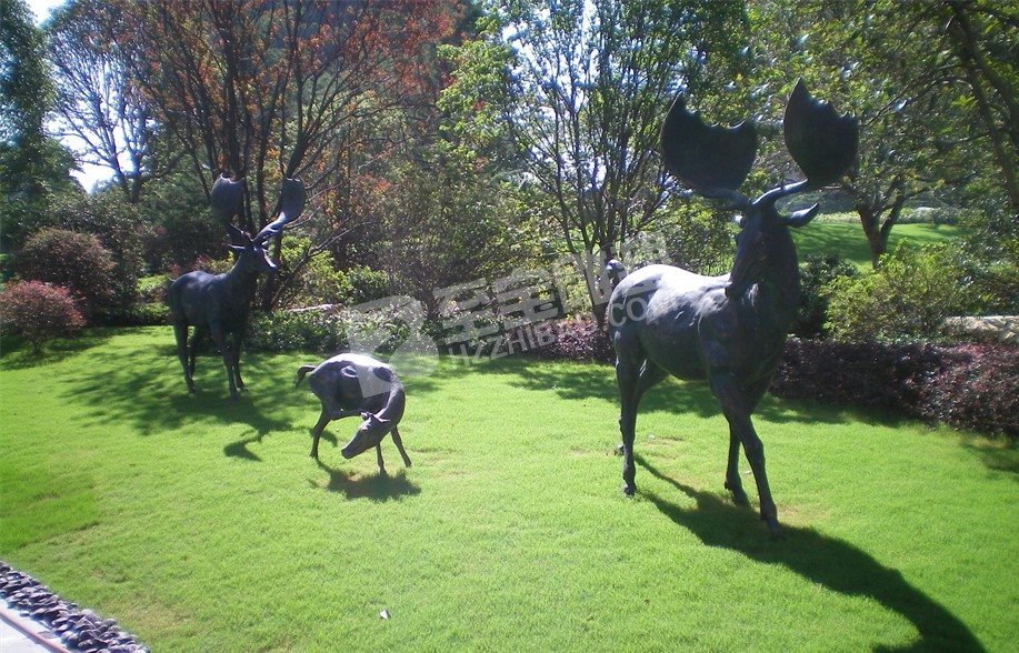 公园动物铸铜雕塑定制